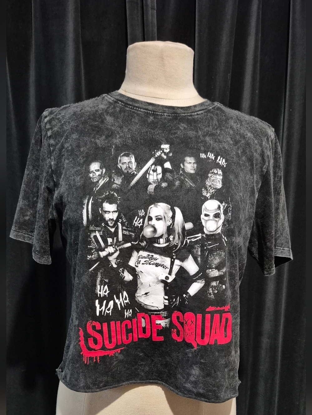 Suicide Squad Graphic Crop Top - Black (Box  C)
